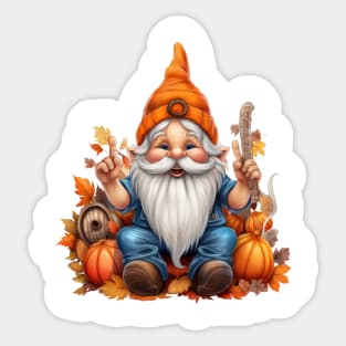 Fall Gnome #6 Sticker